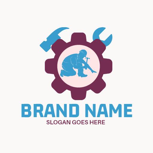 Crafting Durable Structures with Modern Construction Logo Template