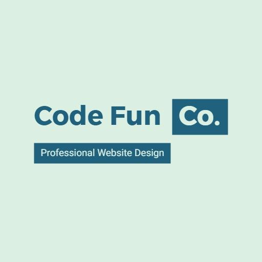 Creative Blue and Green Theme Highlighting Website Design Logo Template