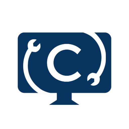 Creative Blue C Icon Symbolizing Digital Services Alphabet Logo Template