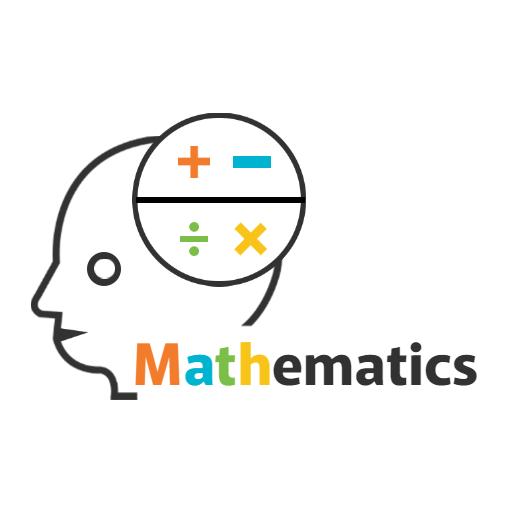 Creative Brain Design Featuring Math Symbols and Equations Logo Template
