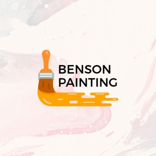 Creative Brush Strokes and Vibrant Colors in Painting Logo Template