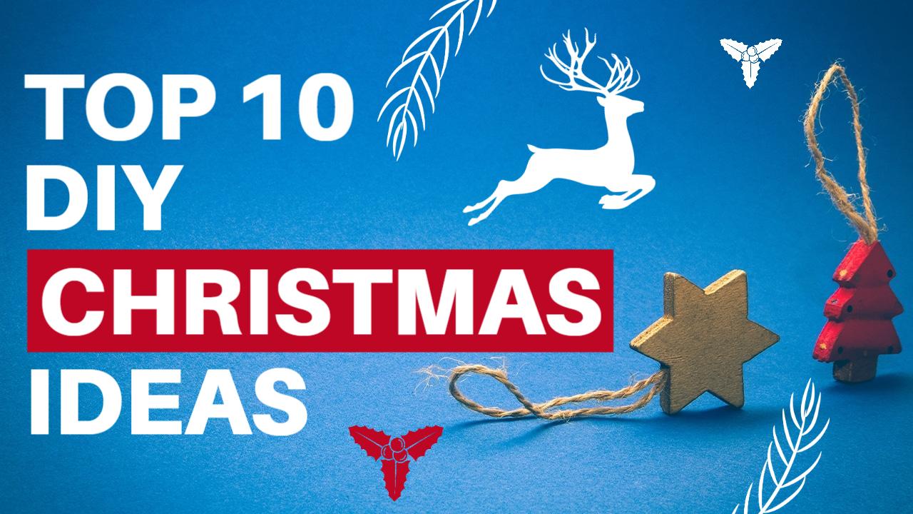 Creative Christmas DIY Craft Ideas Holiday YouTube Thumbnail Template