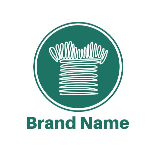 Creative Clothing Brand Logo Featuring Stylish Line Art Design Logo Template
