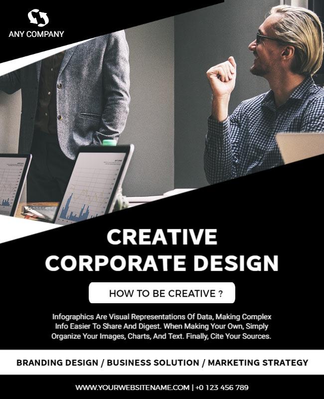 Creative Corporate Business Design Flyer Template