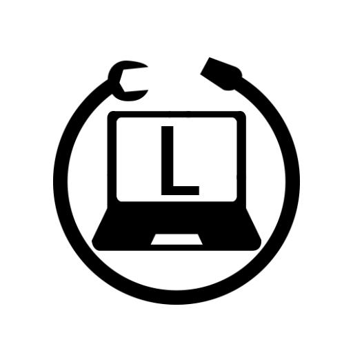 Creative Digital Laptop Design Featuring Alphabet Letter L Logo Template