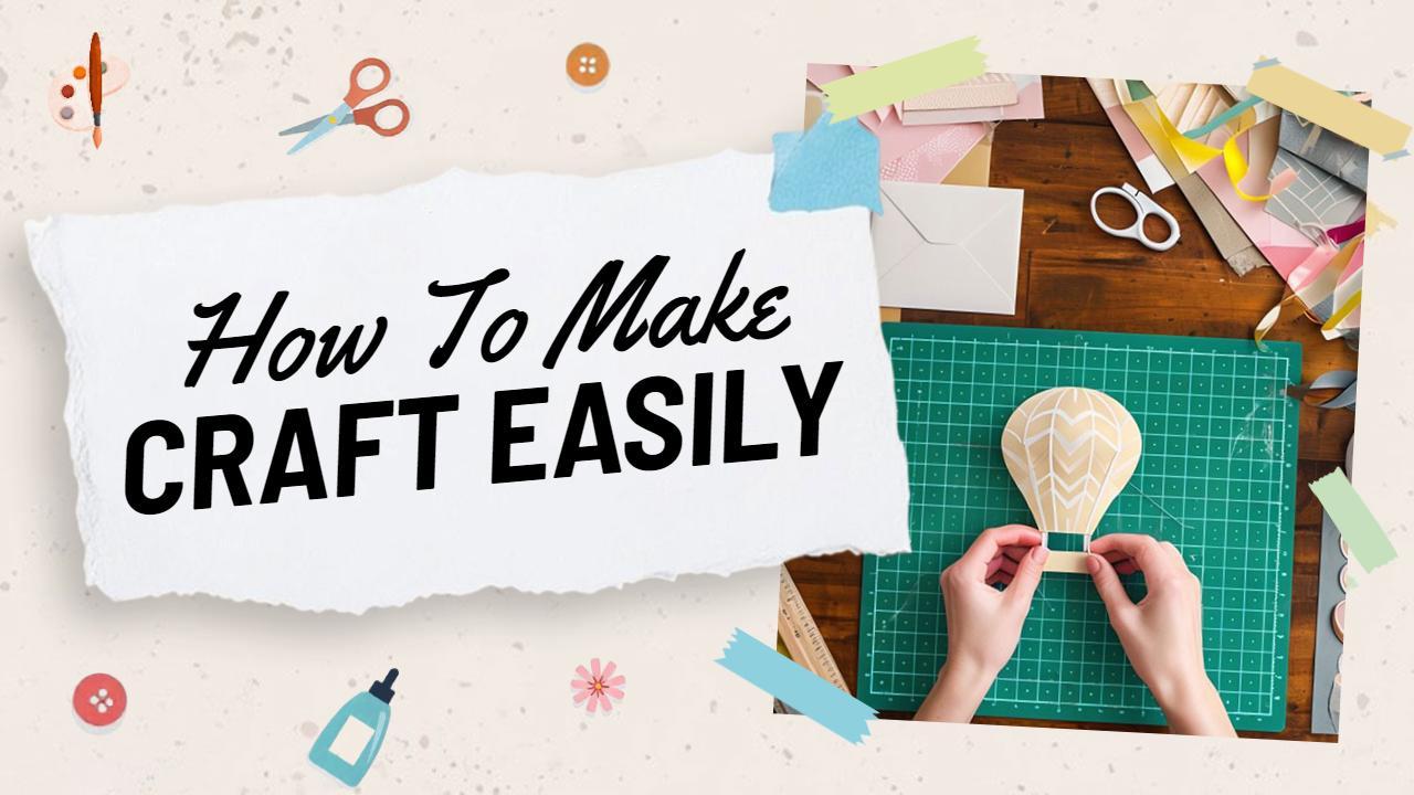 Creative DIY Crafting Ideas Trending YouTube Thumbnail Template
