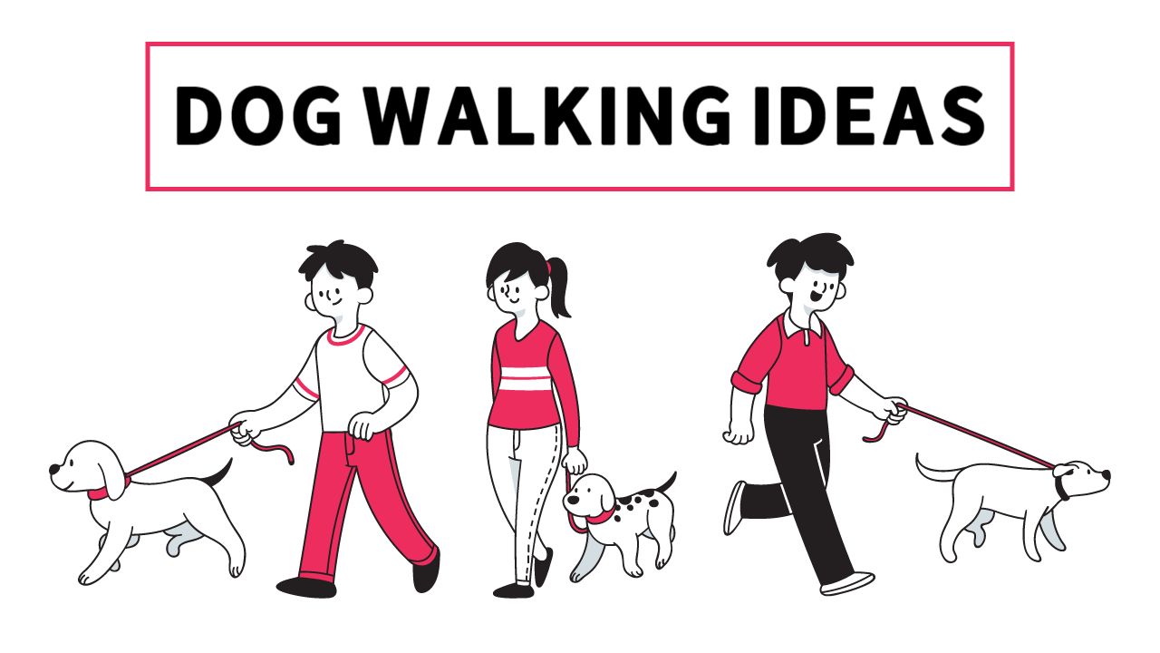 Creative Dog Walking Ideas Fun Activities Trending YouTube Thumbnail Template