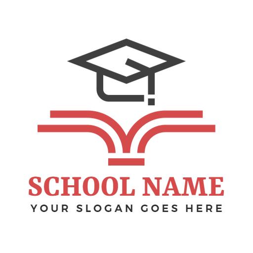 Creative Graduation Cap Symbolizing Educational Success Logo Template