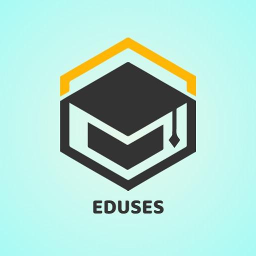Creative Hexagonal Design Emphasizing Education and School Logo Template