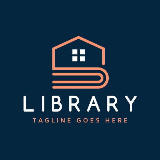 Creative House Design Representing a Modern Library Logo Template