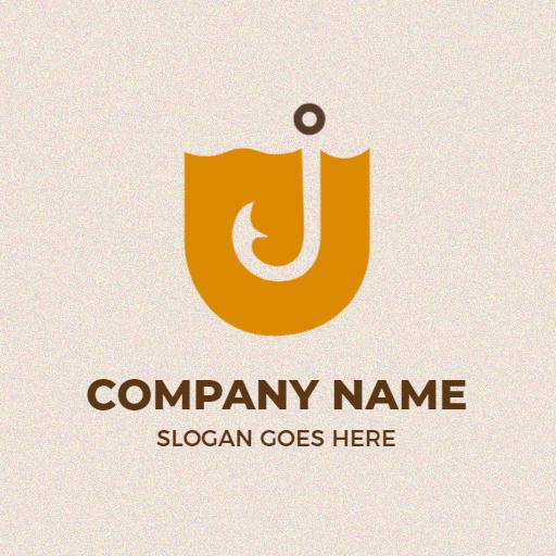 Creative J Letter Design with Stylish Company Branding Logo Template