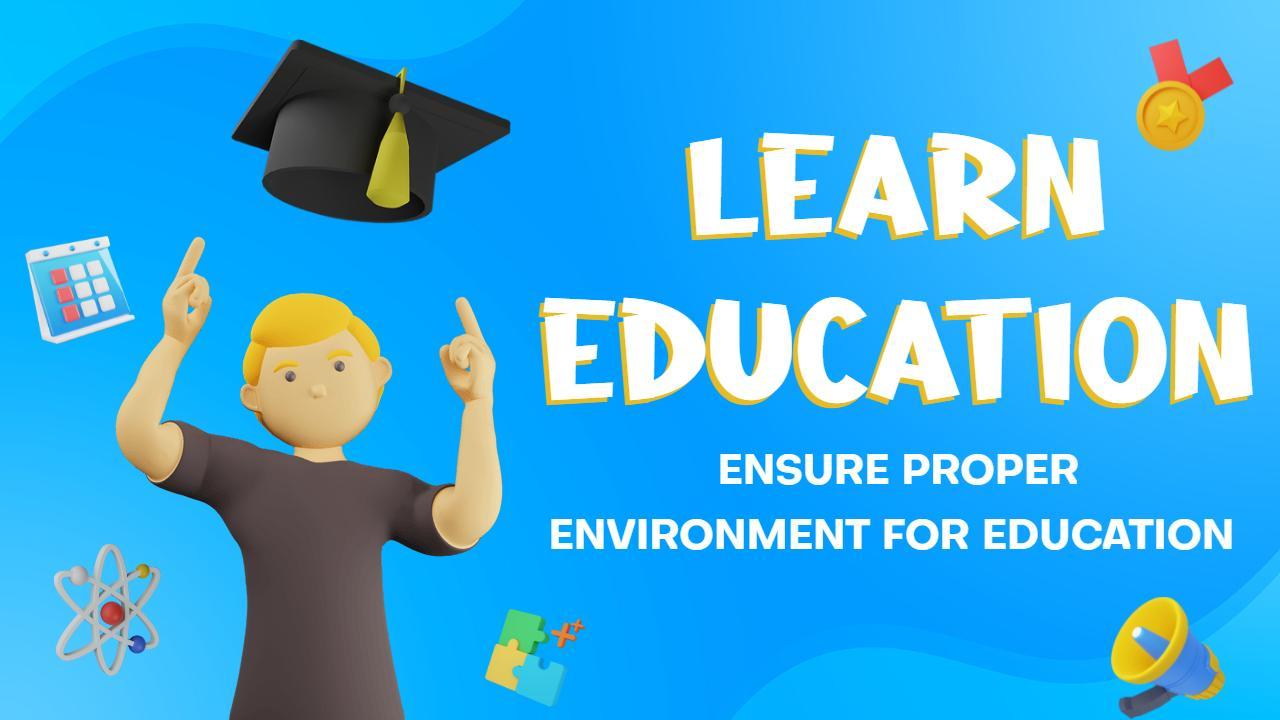 Creative Learning Environment Tips YouTube Thumbnail Template