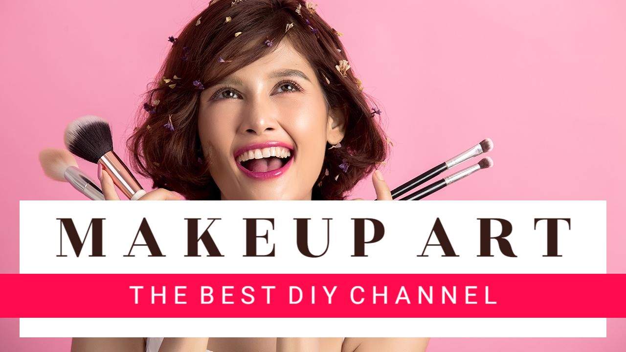 Creative Makeup Art Tutorial DIY YouTube Thumbnail Template