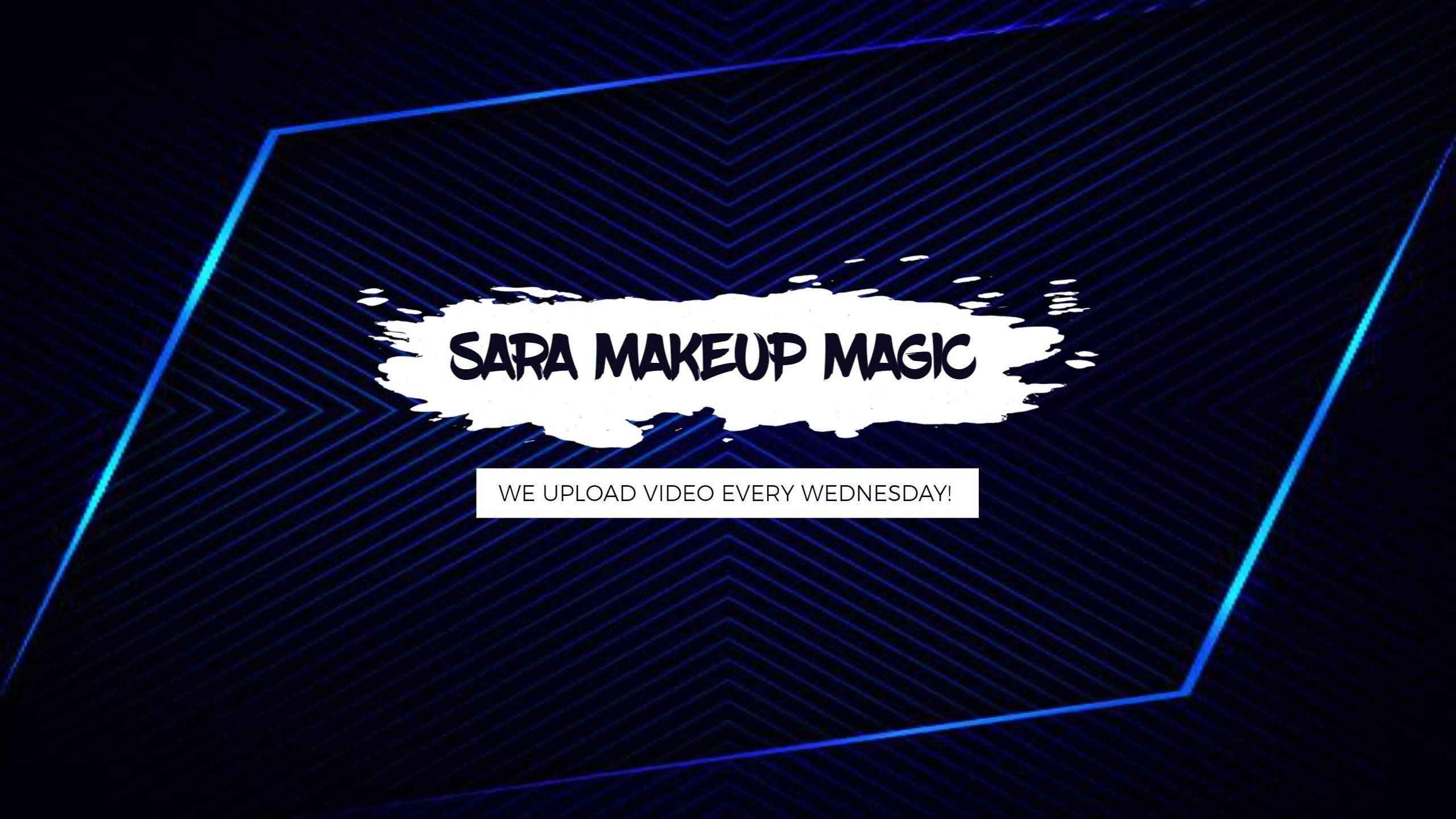 Creative Makeup Tutorial with Bold Colors YouTube Banner Template