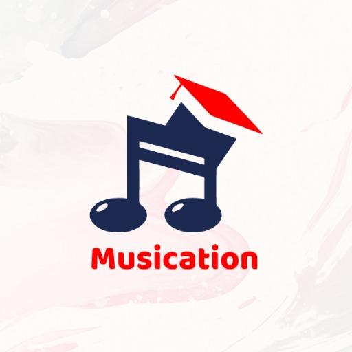 Creative Music Note Design Emphasizing Educational Themes Logo Template