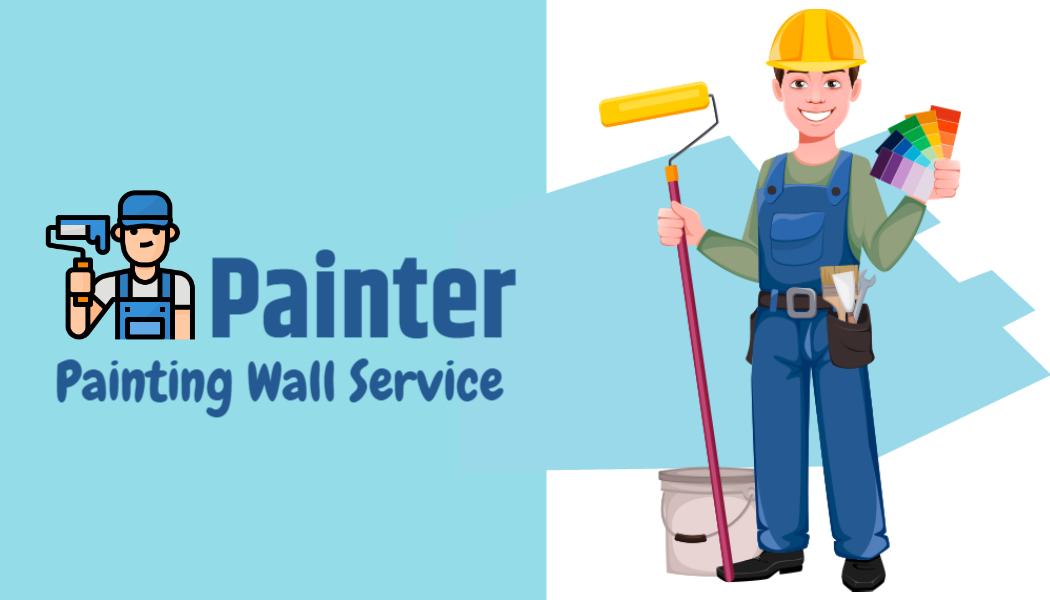 Creative Painter Service Illustration Business Card Template