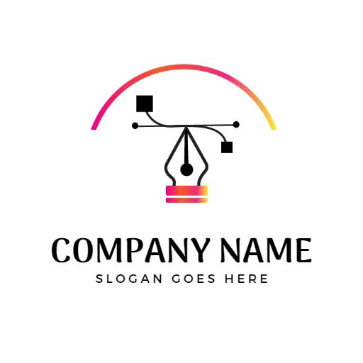 Creative Pen and Ink Design for Professional Editor Logo Template
