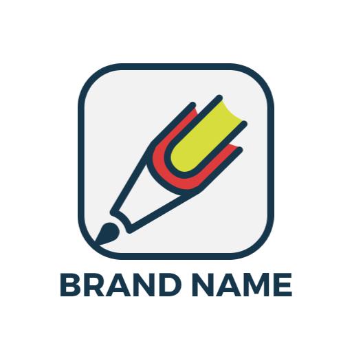 Creative Pen Design Symbolizing Engaging Storytelling Logo Template