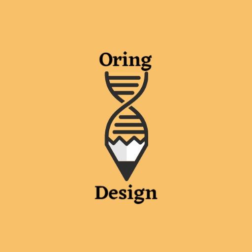 Creative Typography Blending Science and Design Elements Logo Template