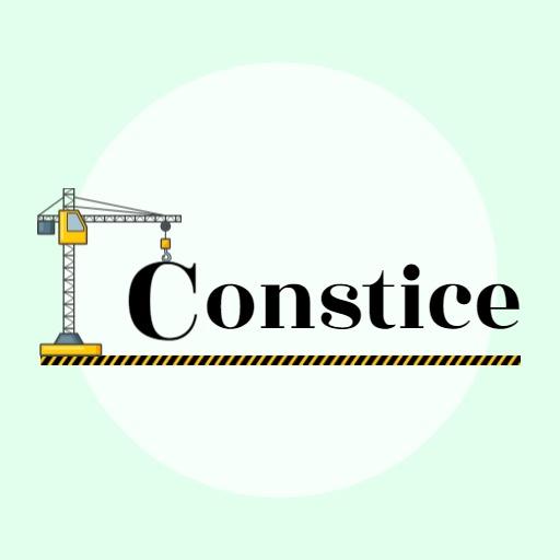 Creative Typography Design Featuring Construction Elements Logo Template