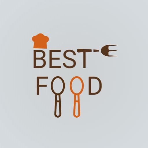 Creative Typography Design Featuring Kitchen Utensils Logo Template