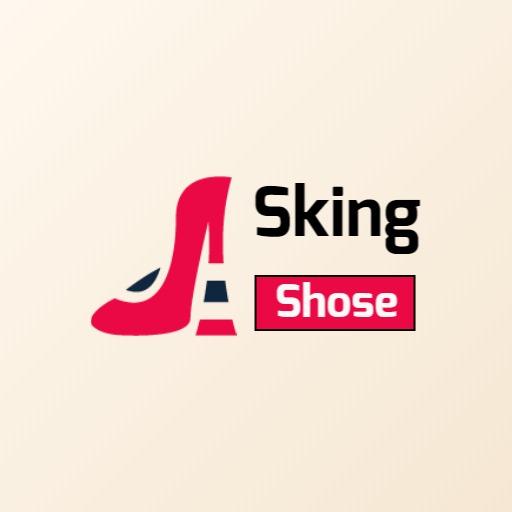 Creative Typography Design Showcasing Elegant Shoe Logo Template