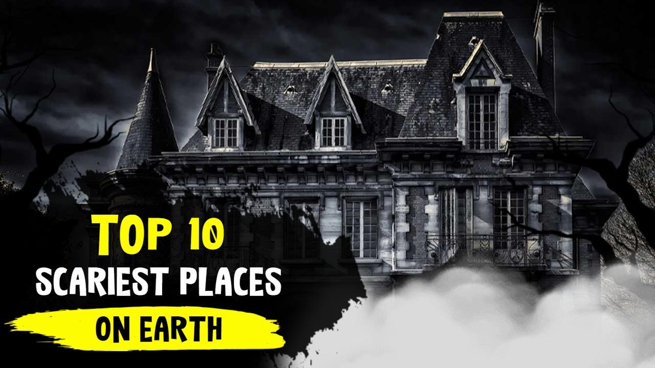 Creepy Haunted House Scariest Places Trending YouTube Thumbnail Template