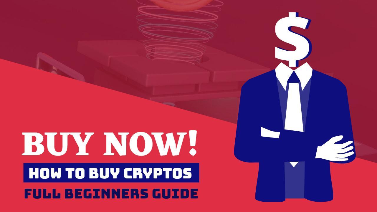 Crypto Investment Guide Beginners Trending YouTube Thumbnail Template