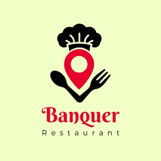 Culinary Map Design Representing Delicious Restaurant Logo Template