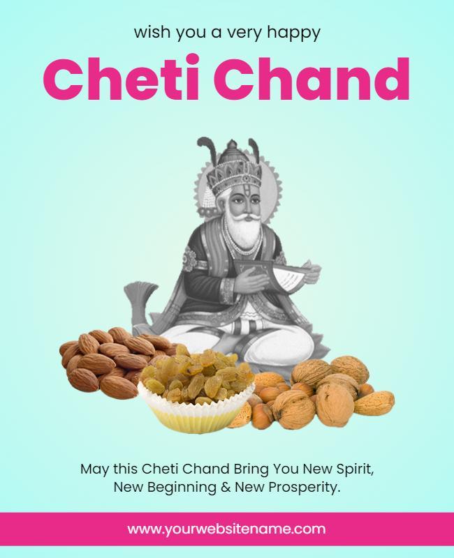 Cultural Cheti Chand Festival Celebration Poster Template