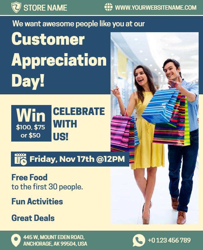 Customer Appreciation Day Event Flyer Template