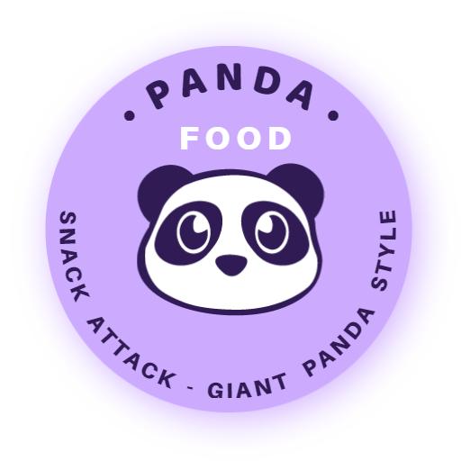 Cute Panda Character Representing Fun Food Experience Logo Template