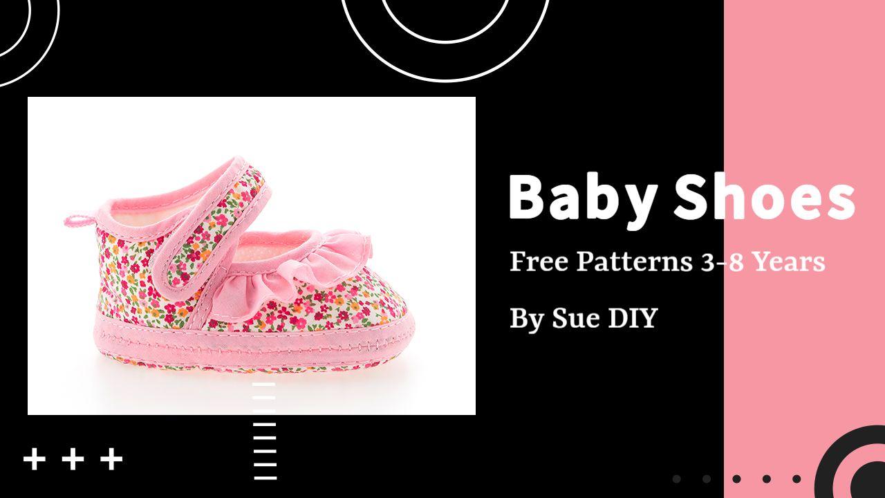 Cute Pink Baby Shoes DIY Patterns YouTube Thumbnail Template