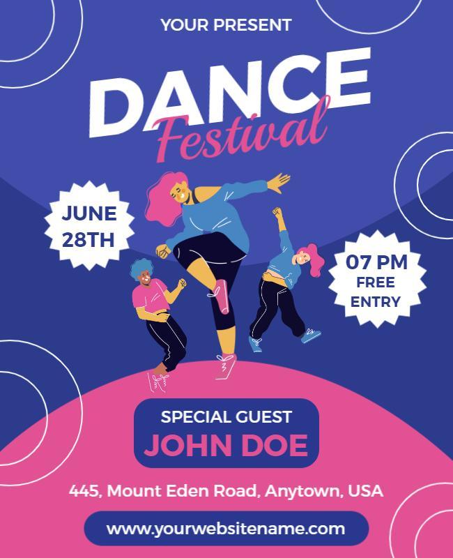 Dance Festival Flyer Template