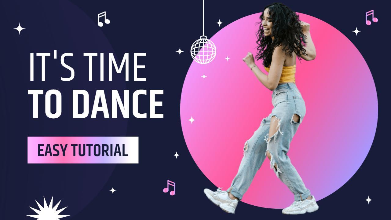 Dance Moves Easy Tutorial YouTube Thumbnail Template
