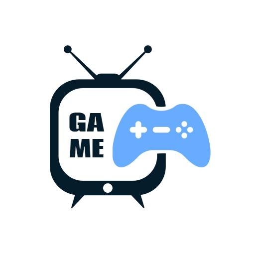 Dark Blue Gaming TV Design Perfect for YouTube Channel Logo Template