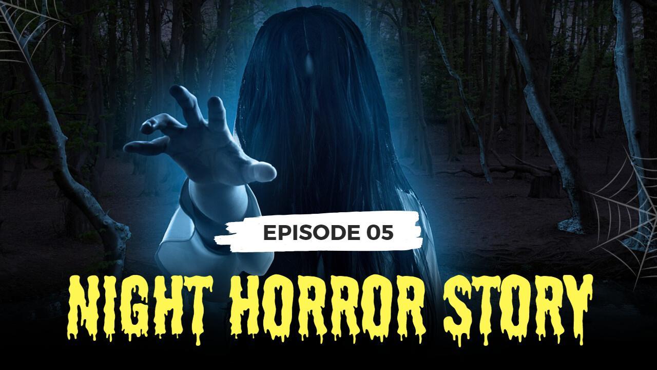 Dark Forest Horror Story Episode Trending YouTube Thumbnail Template