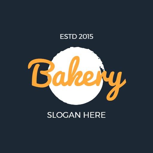 Delicious Baked Goods with Artisan Bakery Style Logo Template