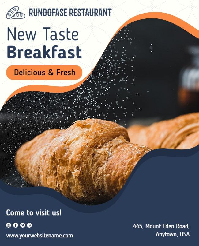 Delicious Breakfast Promotion Flyer Template