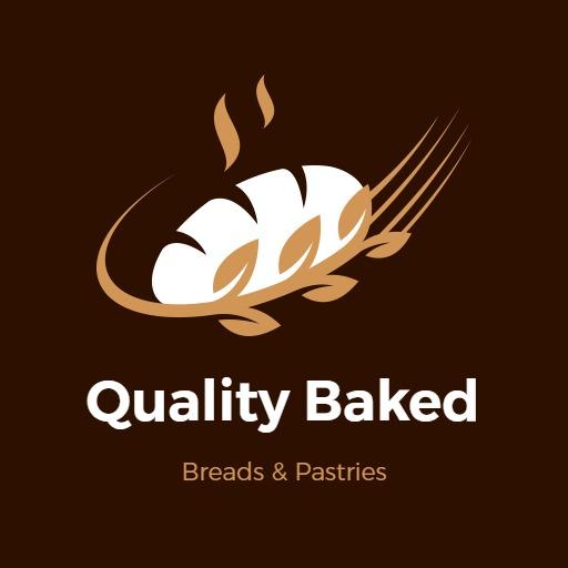 Delicious Brown and Cream Bakery Logo Featuring Fresh Breads Logo Template
