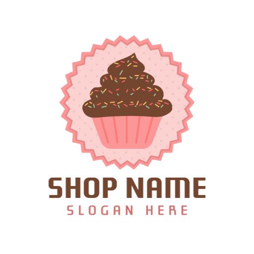 Delicious Chocolate Cupcake Design for Cake Lovers Logo Template