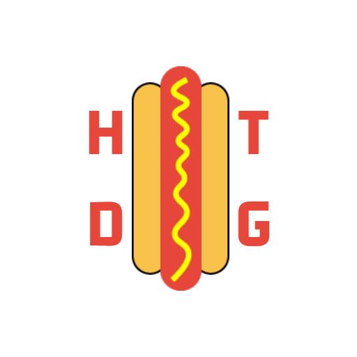 Delicious Classic Hotdog Design Featuring Vibrant Colors Logo Template