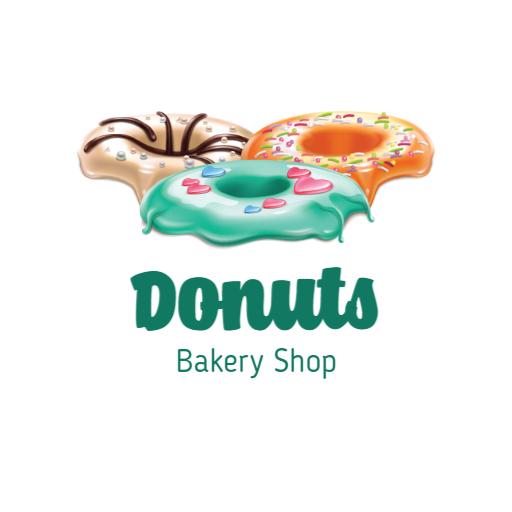 Delicious Colorful Donuts Making Every Moment Sweeter Logo Template