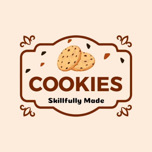 Delicious Cookie Design Highlighting Skillfully Made Treats Logo Template