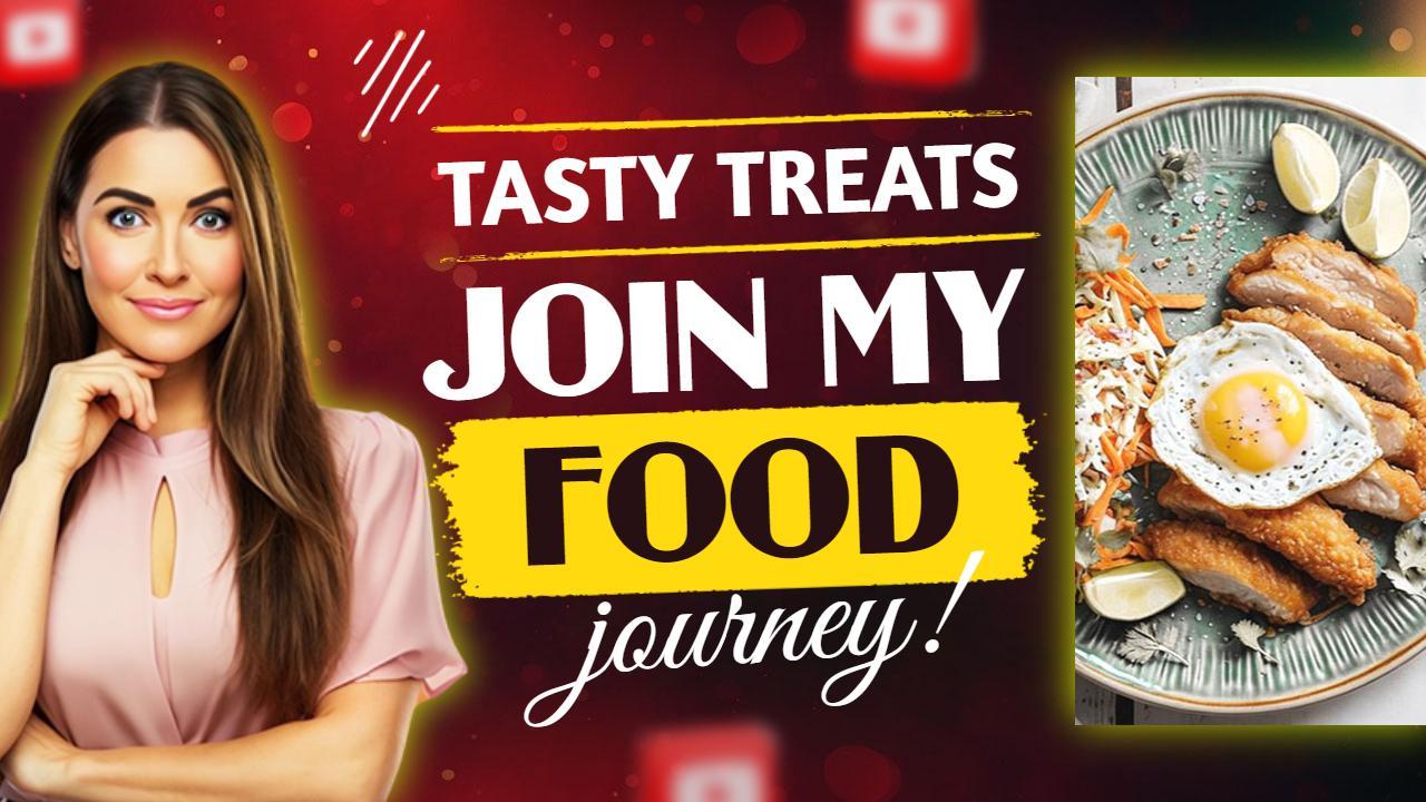 Delicious Culinary Adventure Food YouTube Thumbnail Template