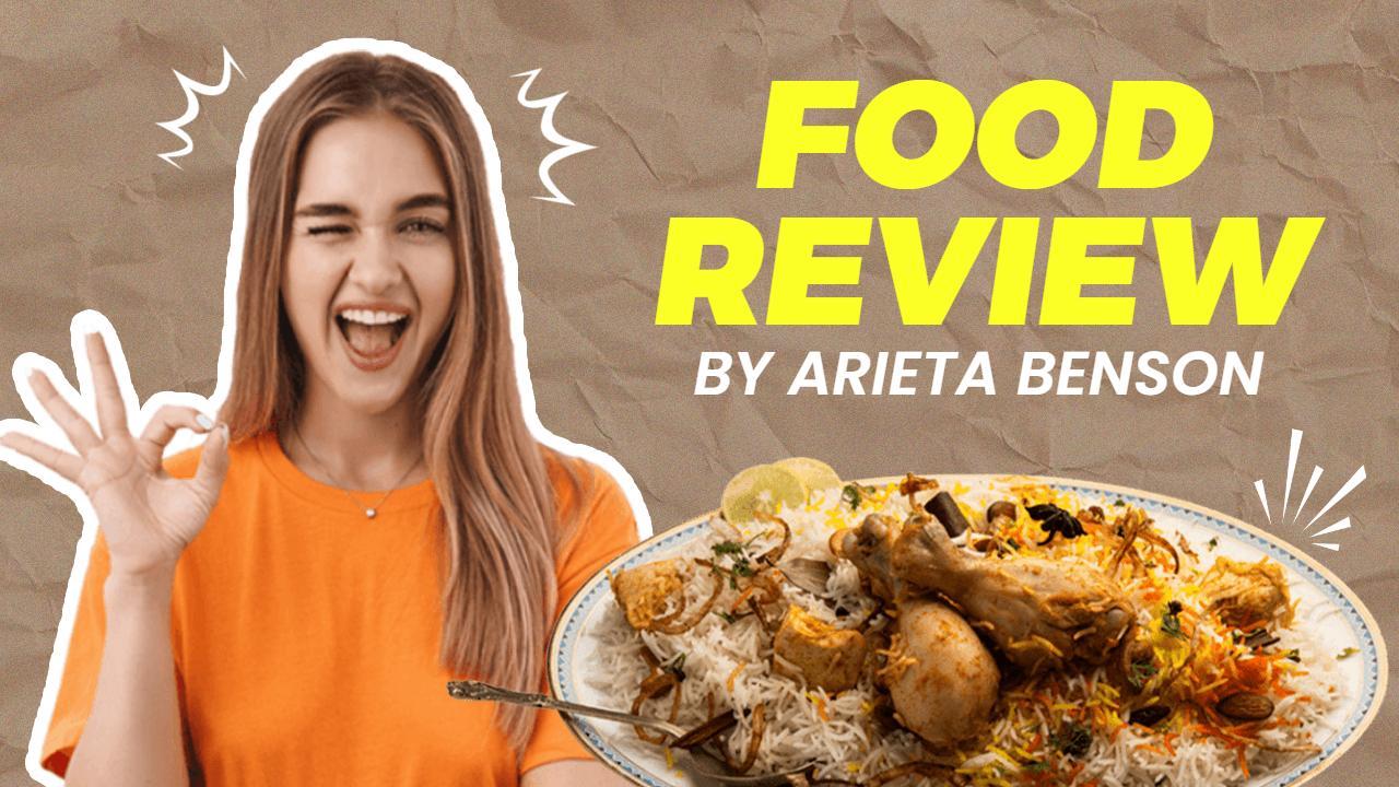 Delicious Home-Cooked Meal Food Review YouTube Thumbnail Template