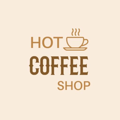 Delicious Hot Coffee Served Fresh at the Coffee Shop Logo Template