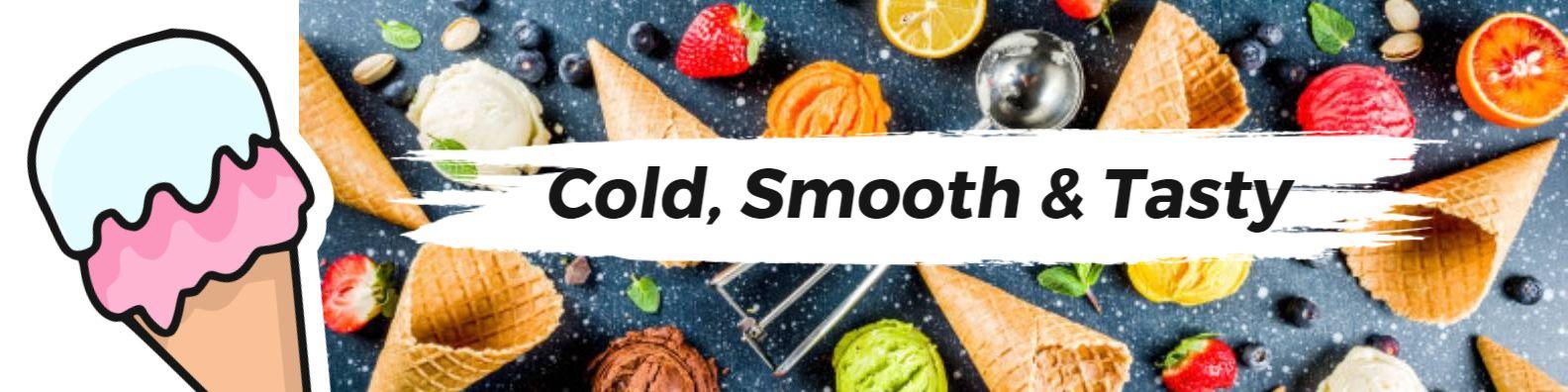 Delicious Ice Cream and Fruits for Dessert Lovers LinkedIn Banner Template