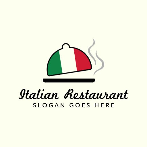 Delicious Italian Cuisine Presented with Culinary Elegance Logo Template