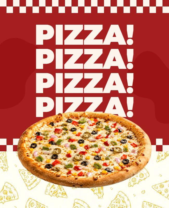 Delicious Pizza Promotion Poster Template